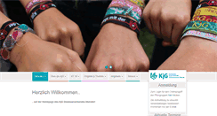 Desktop Screenshot of kjg-muenster.de