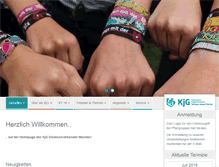 Tablet Screenshot of kjg-muenster.de